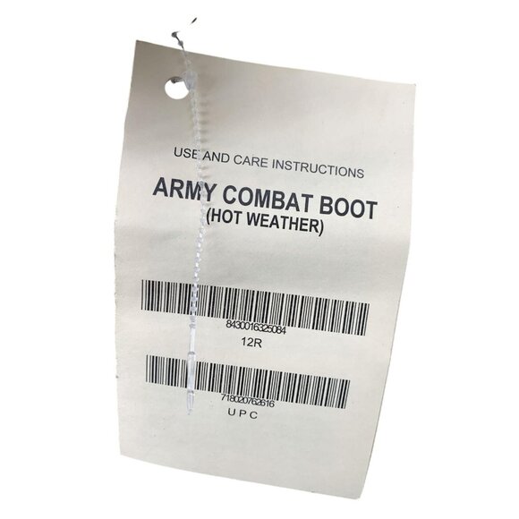 McRae Footwear Combat Boots 12R Vibram Sole Tan Military Tactical Hot Weather - Picture 6 of 15